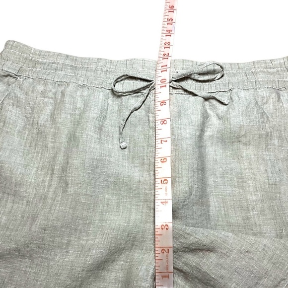 TOMMY BAHAMA Women's 5-Inch Palmbray High Rise Linen Easy Shorts Pull On Sz L - Picture 7 of 9